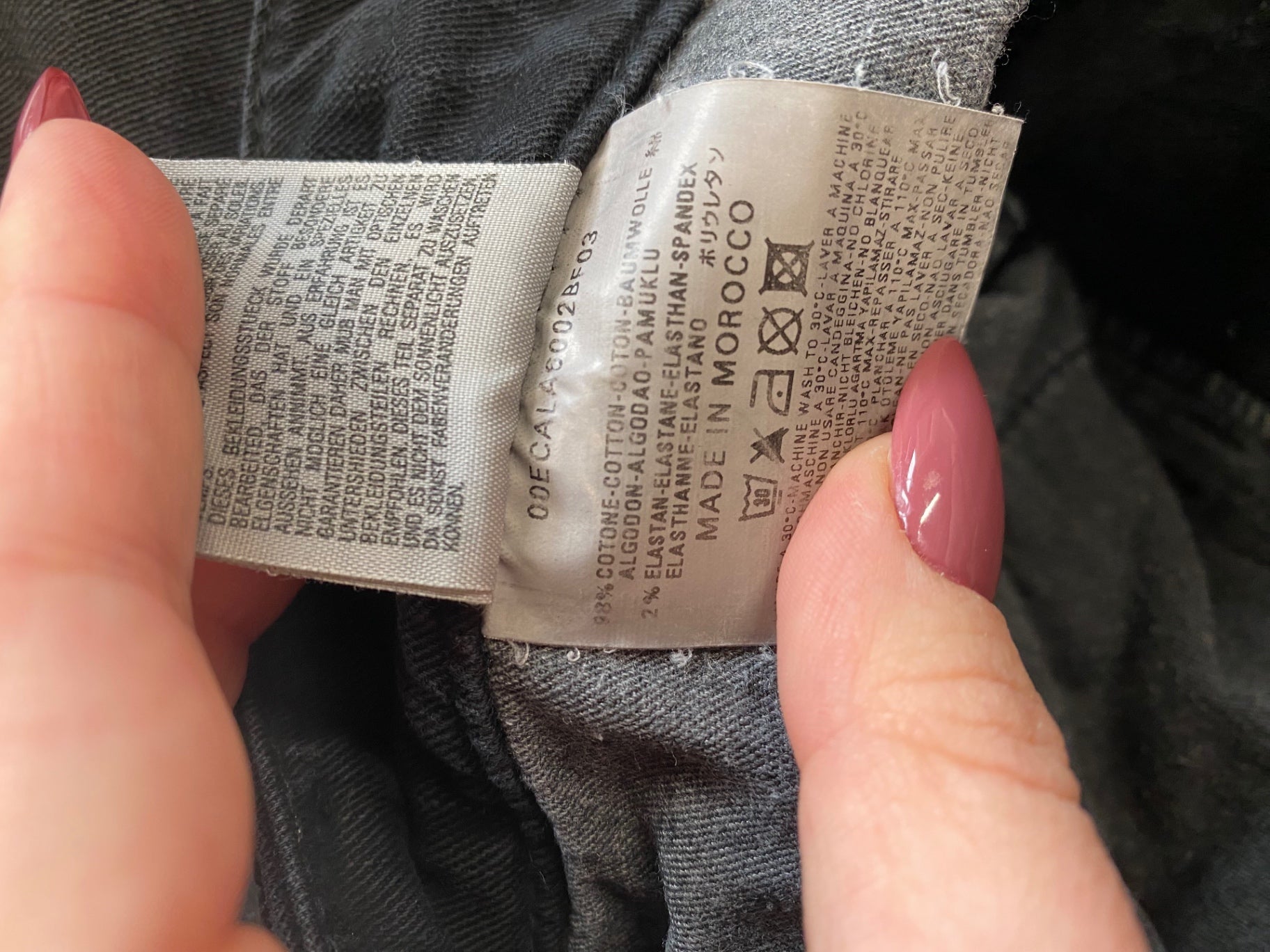 Fabulous Diesel Black Embroidered Y2K Vibes Skinny Jeans UK12 RD455