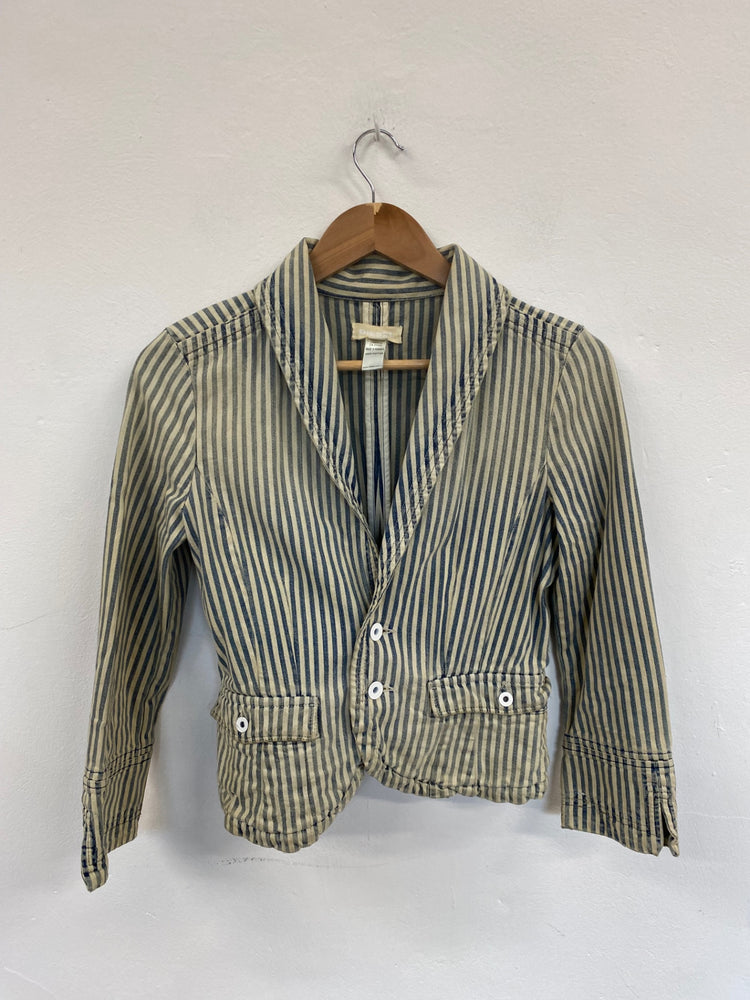 Fabulous Diesel Wash Denim Stripe Y2K Vibes Jacket UK S RD455