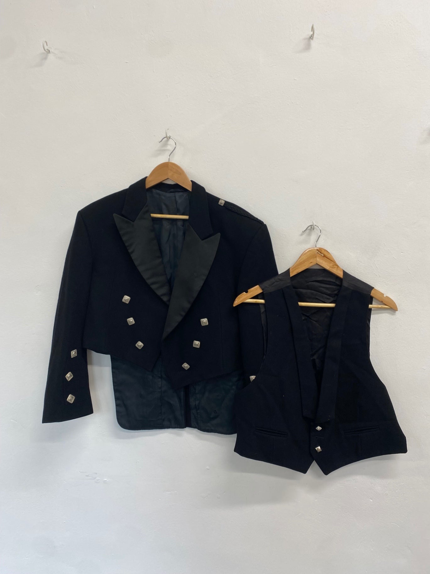 Classic men’s traditional kilt jacket & waistcoat Prince Charlie UK 42 short #102 MD001 