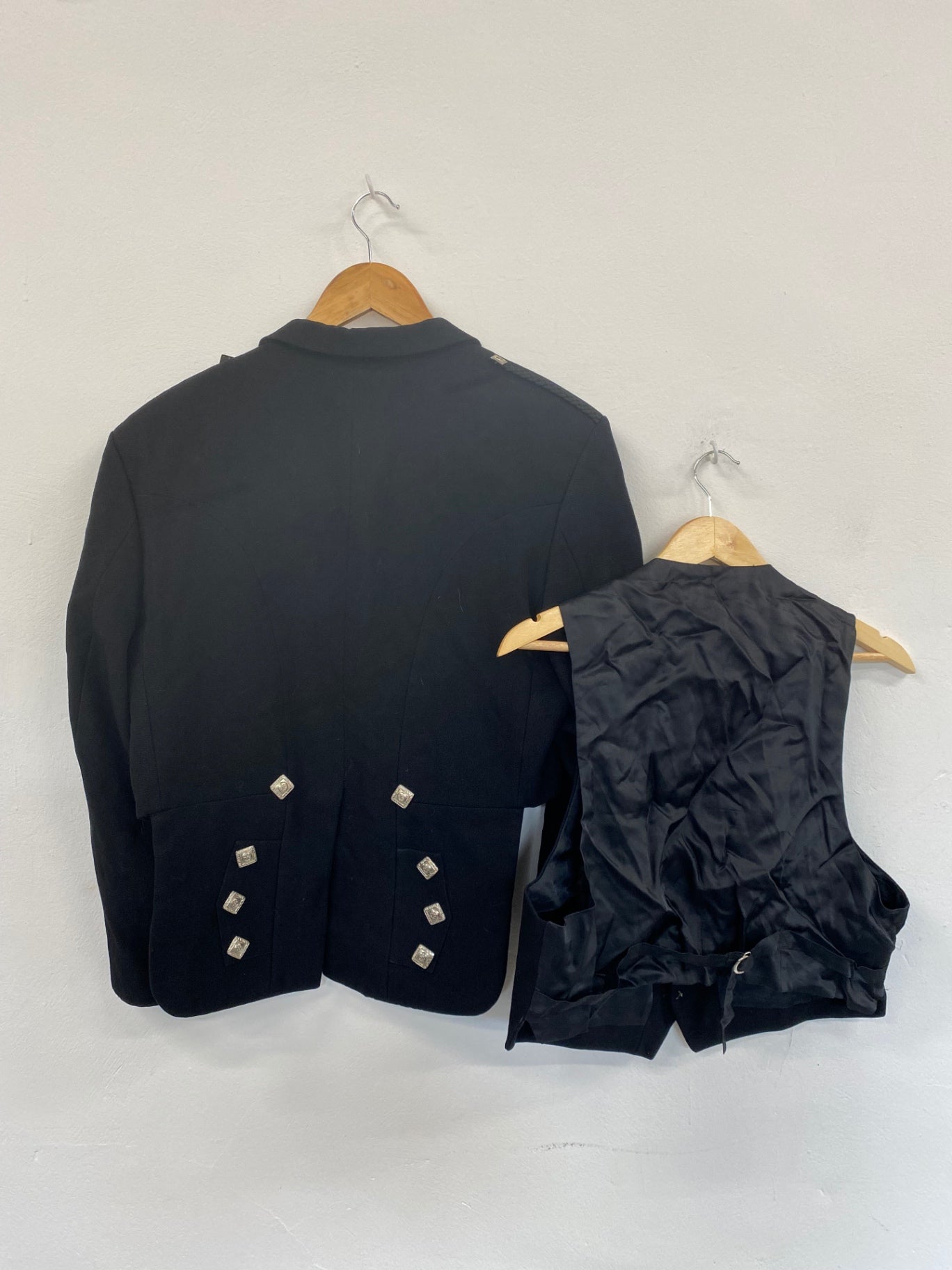 Classic Traditional Prince Charlie Kilt Jacket & Waistcoat Ex Hire UK 38S #114 MD001