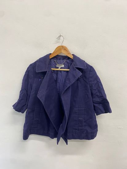 Fabulous See by Chloé Blazer UK 14 Navy Blue MM005