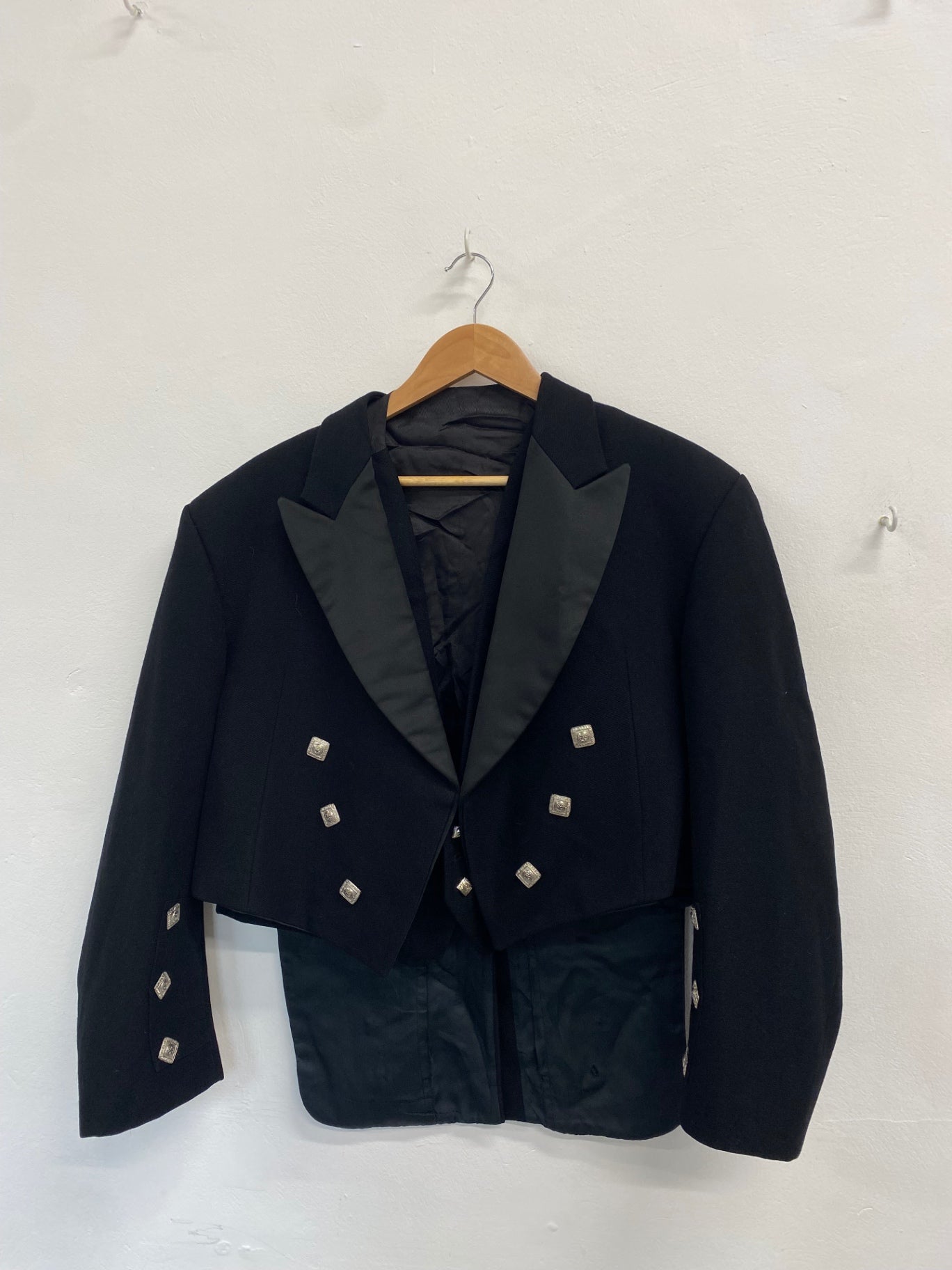 Classic men’s traditional kilt jacket & waistcoat Prince Charlie UK 42 short #102 MD001 