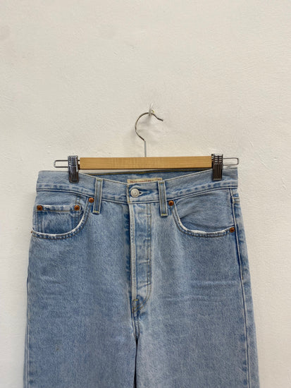 Fabulous Levis Jeans W27” Light Blue rib cage straight ankle AO001