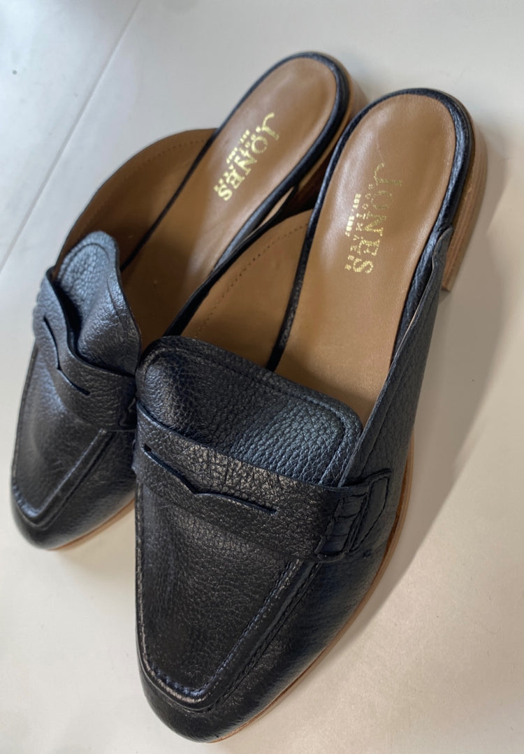 Fabulous Jones bootmaker slide on Loafers UK 5 Black AO001