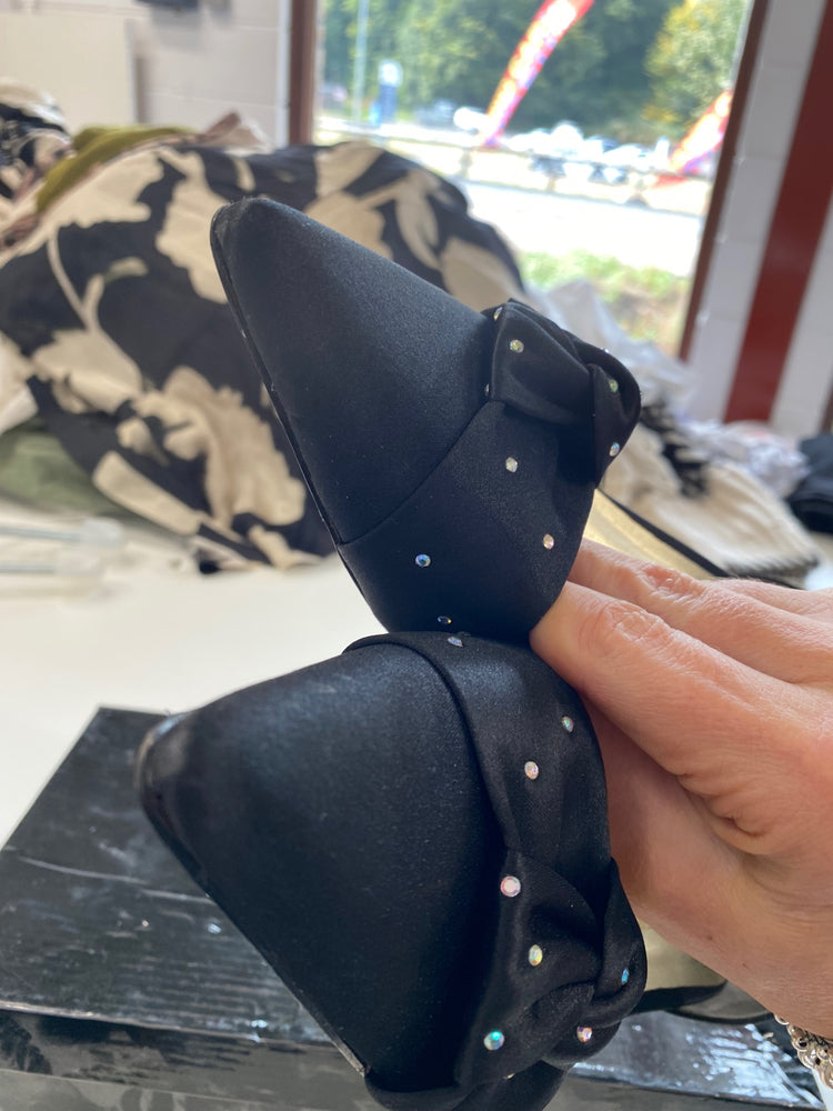 Fabulous Roland Cartier black occasion Kitten heels UK5 Black AO001