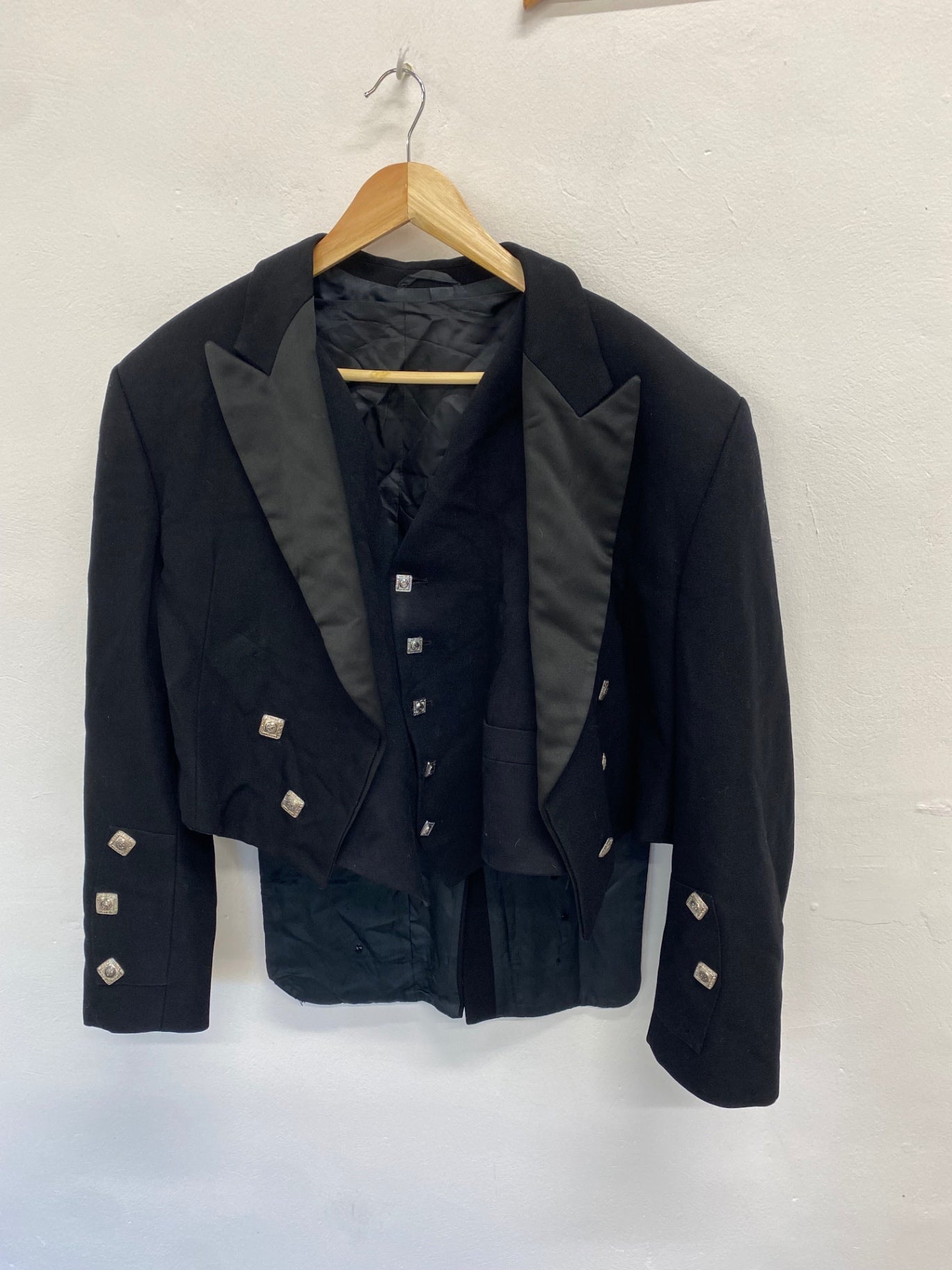 Classic traditional kilt jacket Prince Charlie UK 42 R #117 MD001