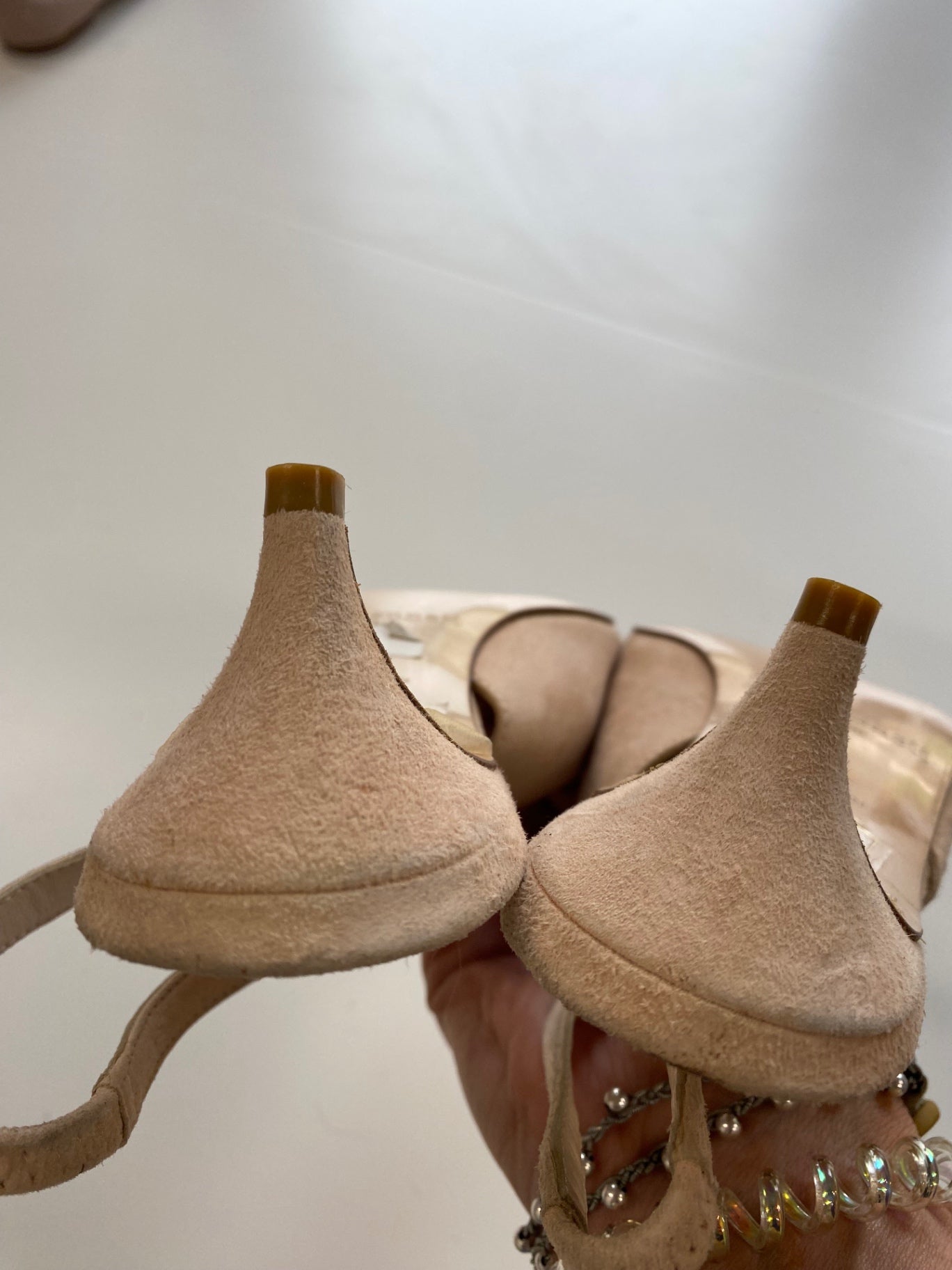 Fabulous Lk Bennett Occasion slingback Kitten heels UK5 Blush nude new AO001