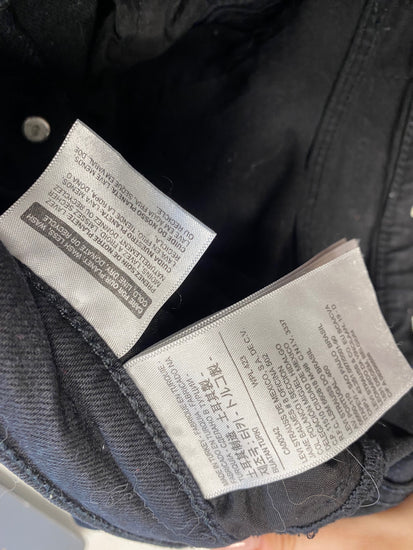 Fabulous Levis Jeans W27” Black rib cage straight AO001