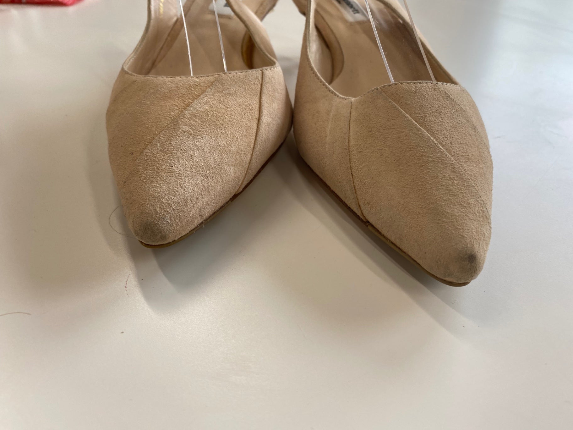 Fabulous Lk Bennett Occasion slingback Kitten heels UK5 Blush nude new AO001