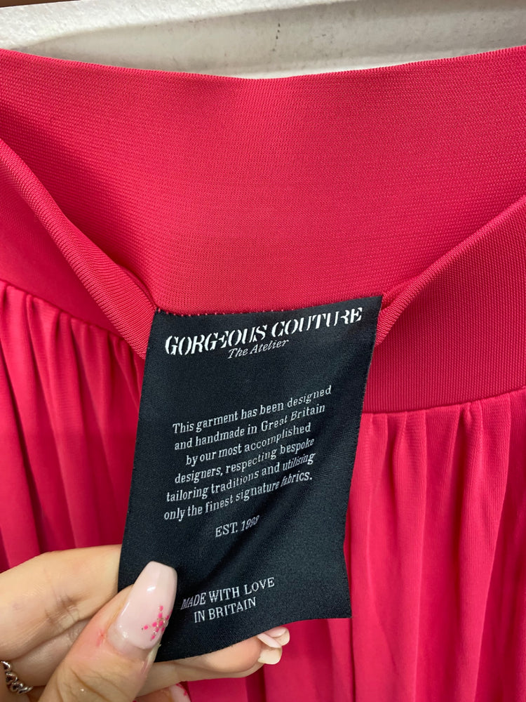 Fabulous Gorgeous couture atelier two-piece outfit UK S Pink AS001