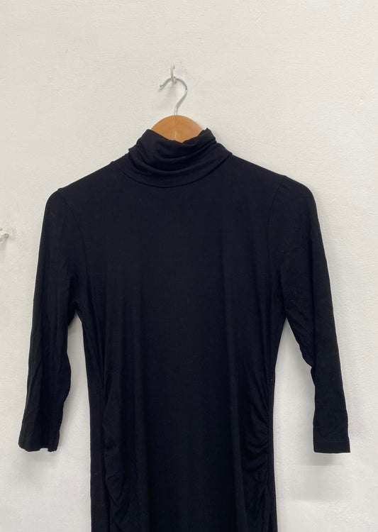 Fabulous Isabella oliver Grayson maternity Dress UK 12 Black AS001