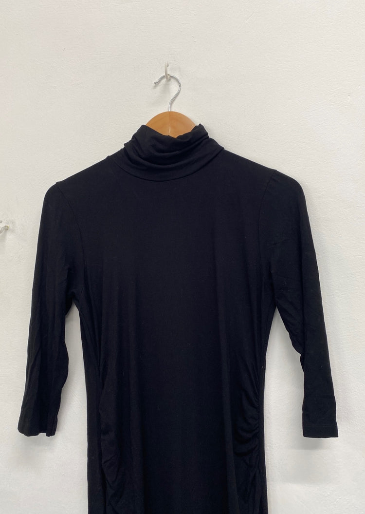 Fabulous Isabella oliver Grayson maternity Dress UK 12 Black AS001