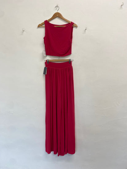 Fabulous Gorgeous couture atelier two-piece outfit UK S Pink AS001