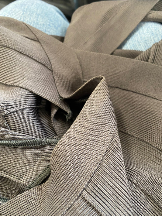 REPAIR Fabulous Herve Leger Mini dress M Beige/tan