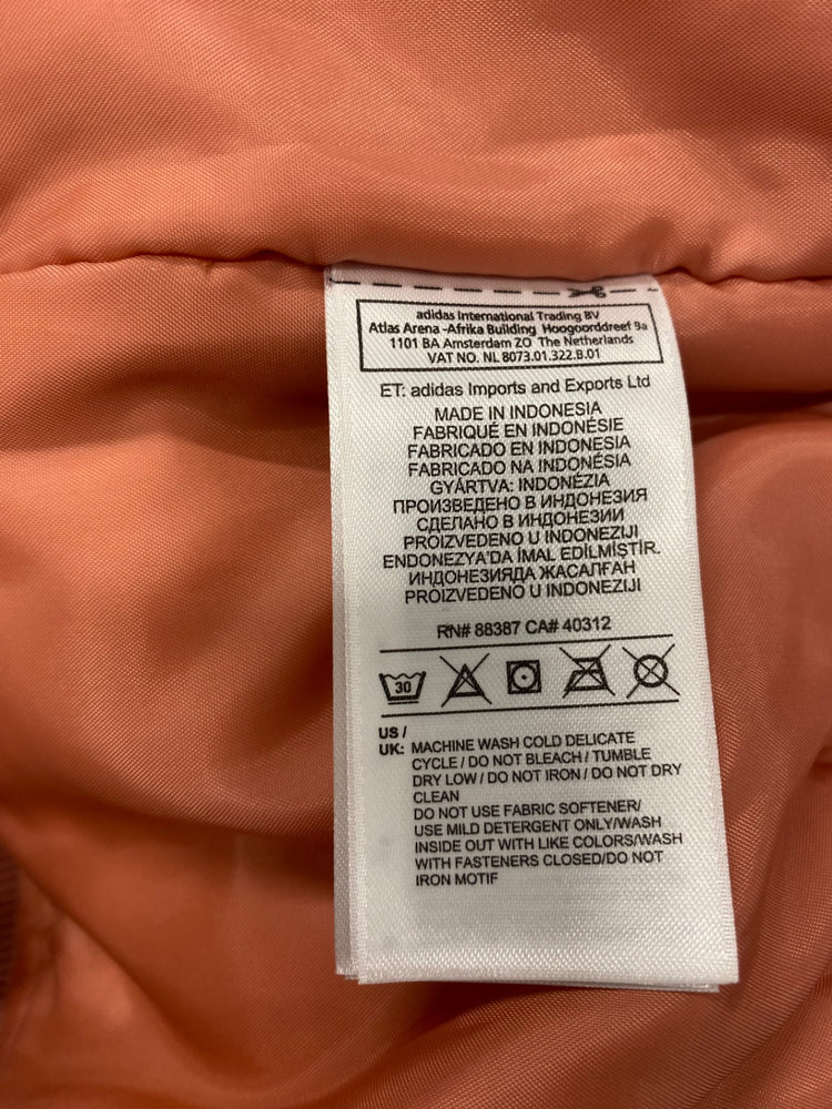 Fabulous Adidas Bomber padded Jacket UK 14 Pink JC002