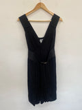 Fabulous Y2K Philosophy Di Alberta Ferretti Dress UK12 Black Party dress GM143