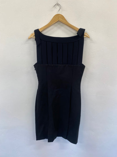 Fabulous Bird by Juicy Couture Y2K cocktail LBD Dress UkM Black GM143