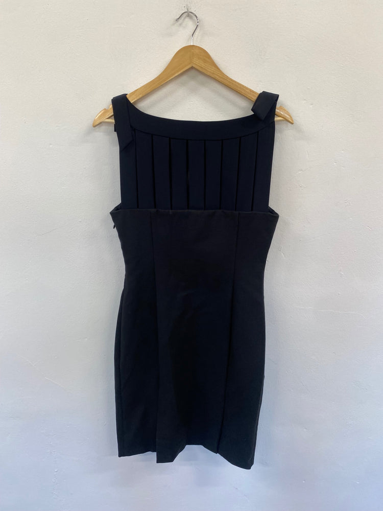 Fabulous Bird by Juicy Couture Y2K cocktail LBD Dress UkM Black GM143