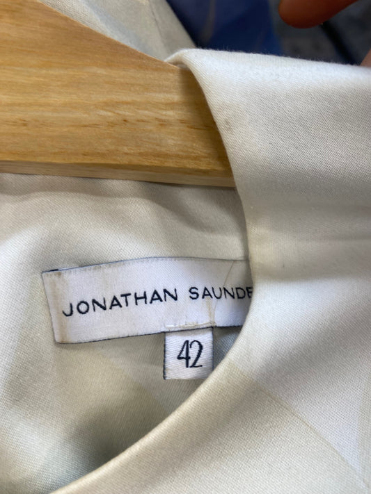 Wash Fabulous Jonathan Saunders Dress Blue, Yellow, Gray, White