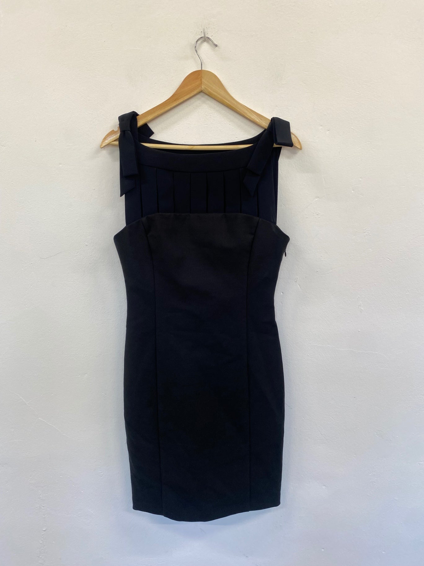 Fabulous Bird by Juicy Couture Y2K cocktail LBD Dress UkM Black GM143