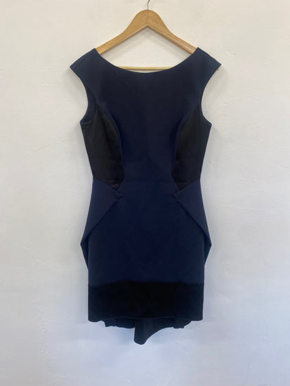 Fabulous Amanda Wakley Formal events Dress UK12 Navy & Black GM143