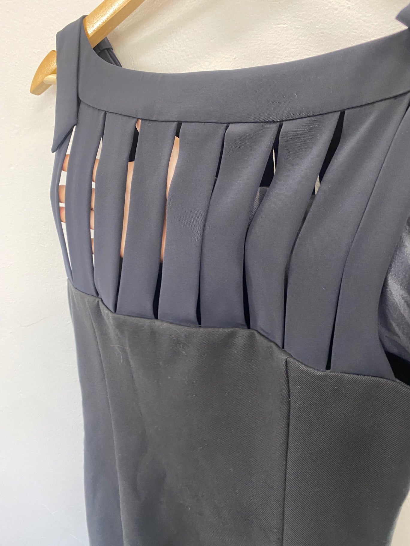 Fabulous Bird by Juicy Couture Y2K cocktail LBD Dress UkM Black GM143