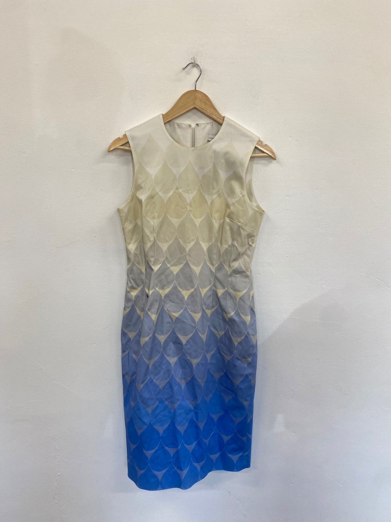 Wash Fabulous Jonathan Saunders Dress Blue, Yellow, Gray, White