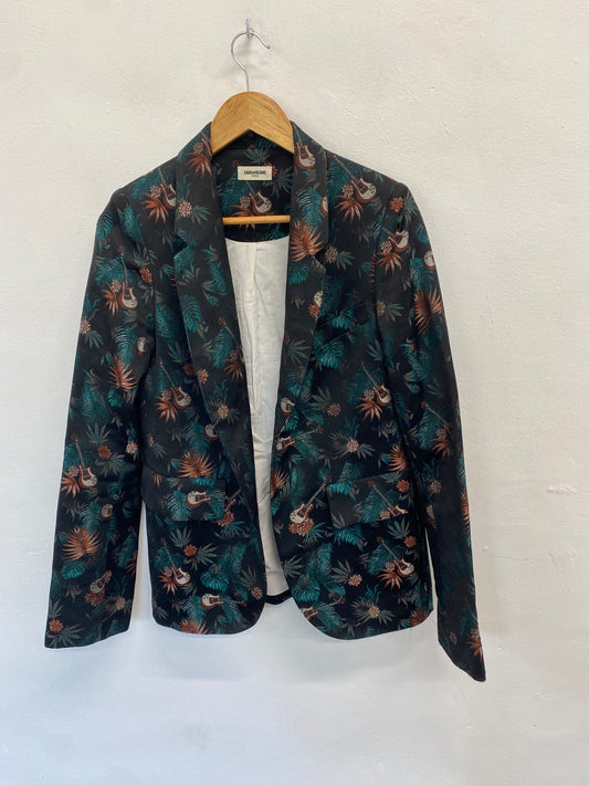 Fabulous Zadig & Voltaire rare Blazer very jungle UK 12 GM143