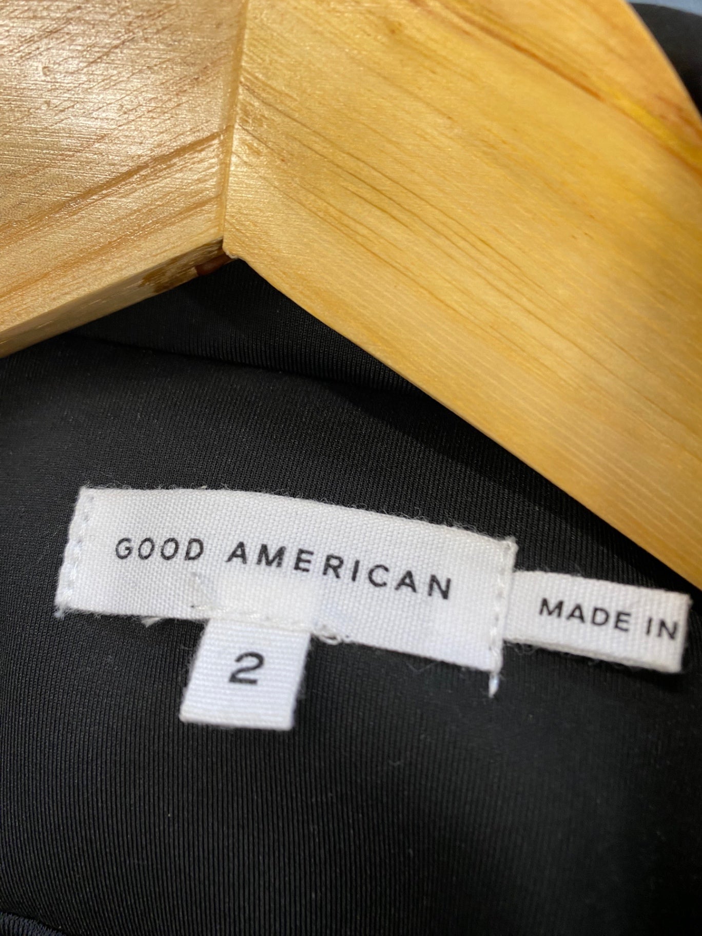 Fabulous Good American Scuba Black Blazer UK12 Black GM143