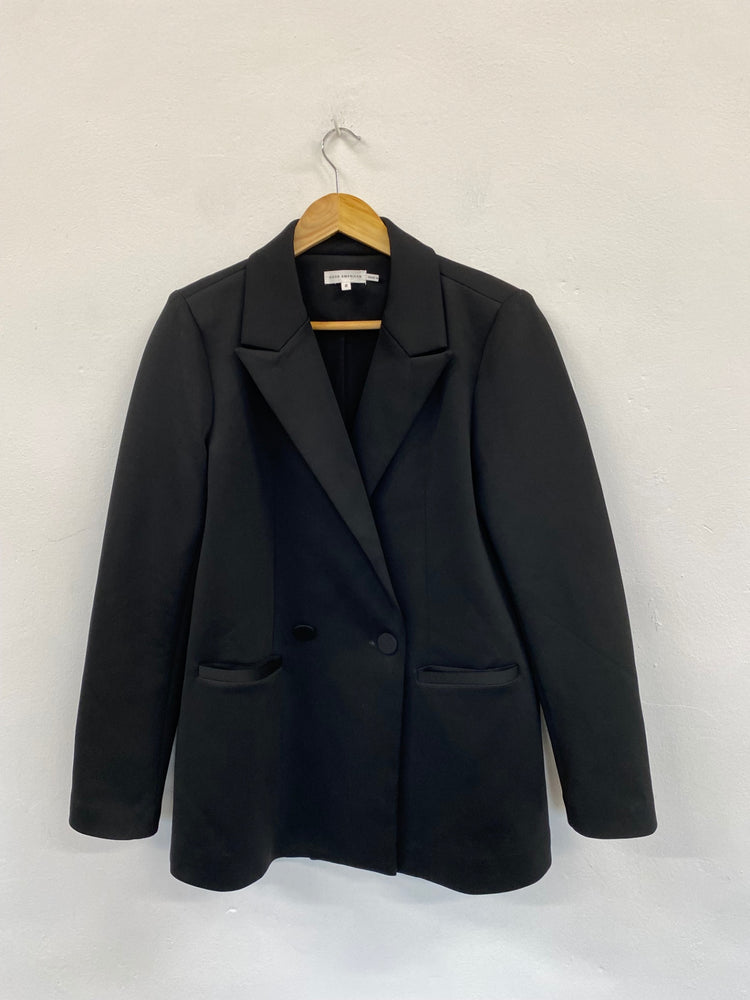 Fabulous Good American Scuba Black Blazer UK12 Black GM143