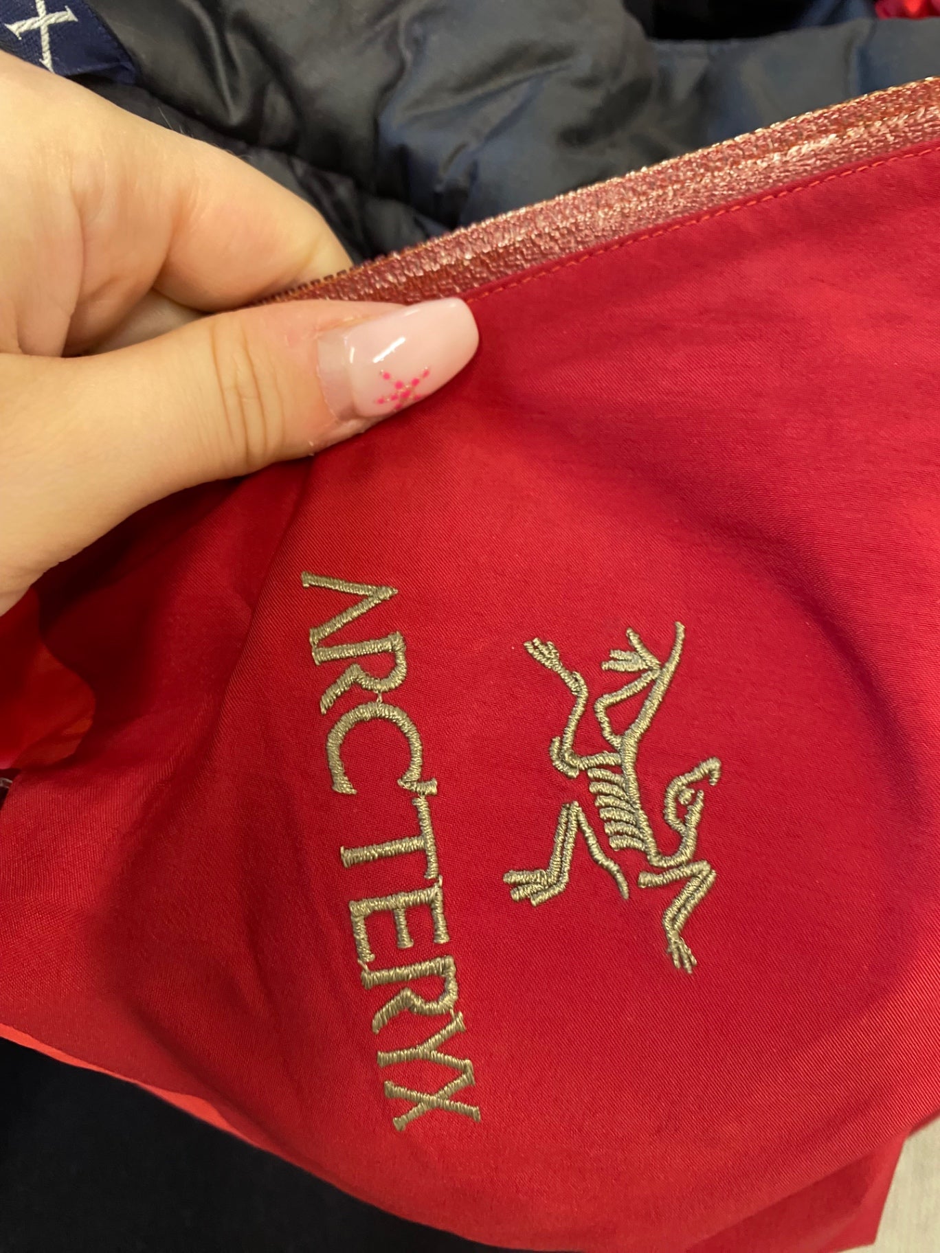 Fabulous Arc'teryx Puffer thermal apres ski Jacket UK L Red GM143