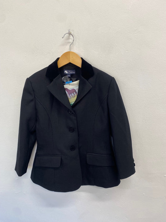 Fabulous Dublin hobat horse riding jacket Age 8 Black GM143