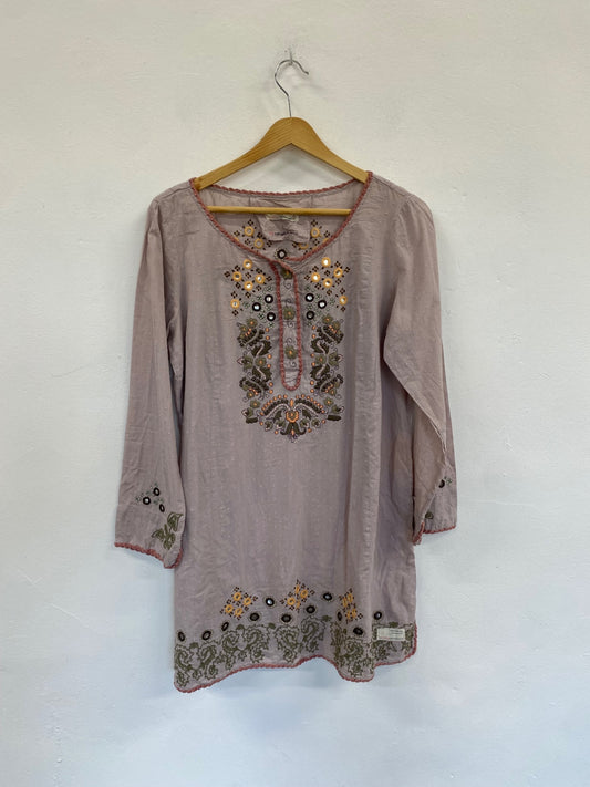 Fabulous Odd Molly Mini dress UK12 Rose floral boho Cottagecore GM143