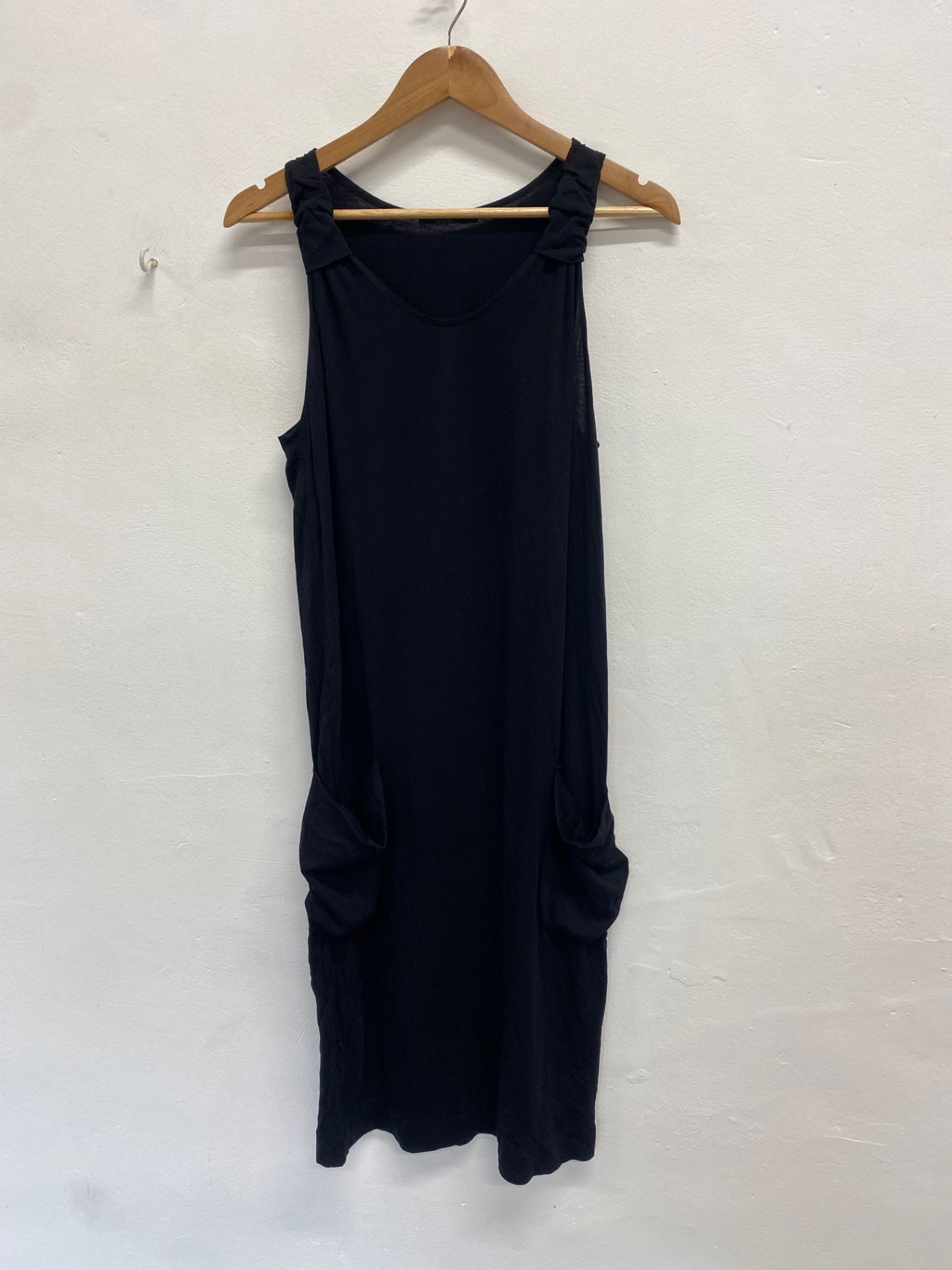 Fabulous COS Dress tunic pocket UK M Black GM143 
