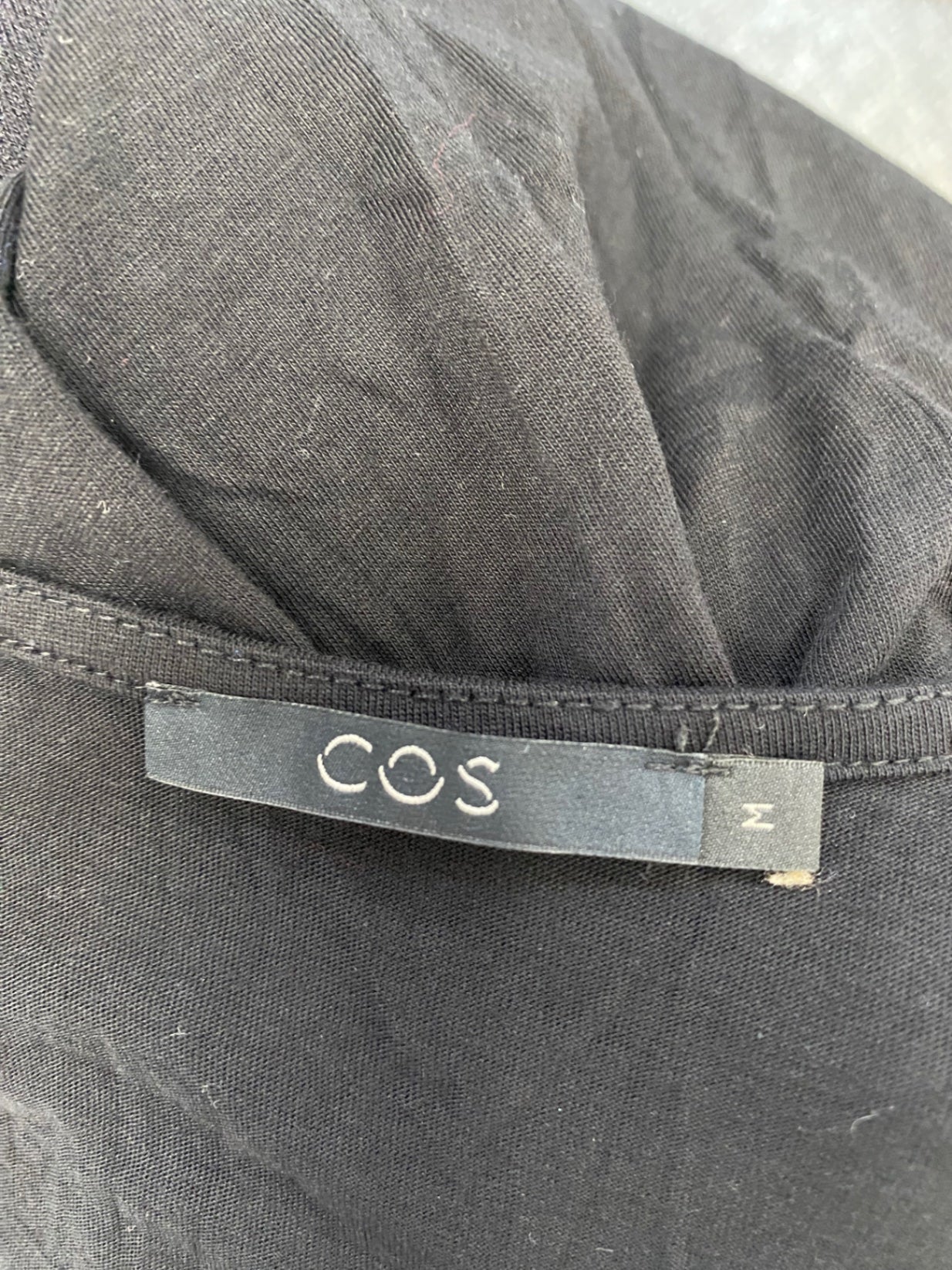 Fabulous COS Dress tunic pocket UK M Black GM143 