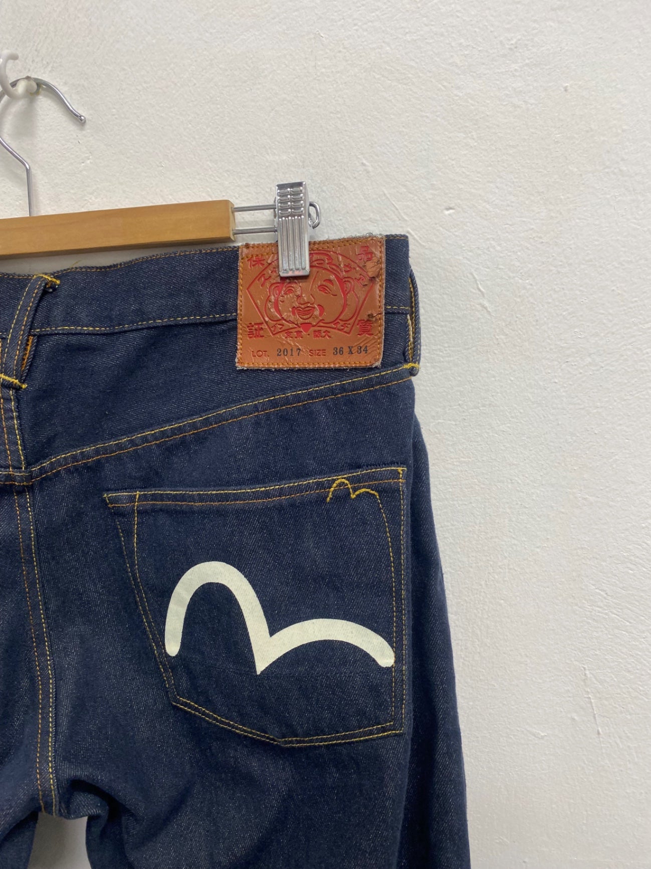 Classic Evisu men’s Jeans W36 Dark blue 2017 GM143