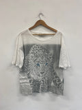 Fabulous Vintage Rare Y2K Stella McCartney T-Shirt UK12 White IT44 GM143