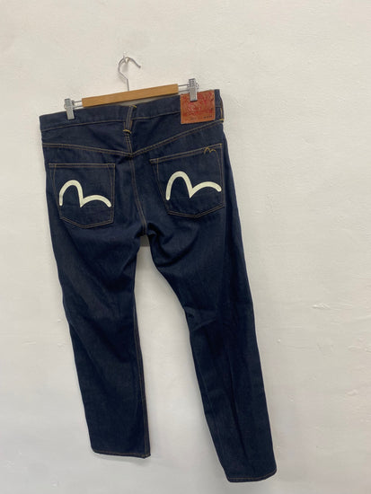 Classic Evisu men’s Jeans W36 Dark blue 2017 GM143