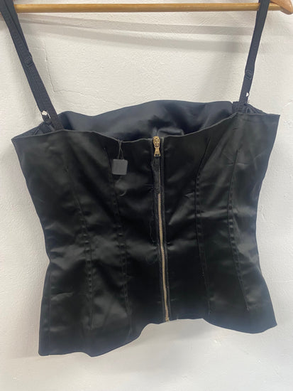 Fabulous Dolce & Gabbana Y2K Iconic Corset UK12 Black IT44 GM143