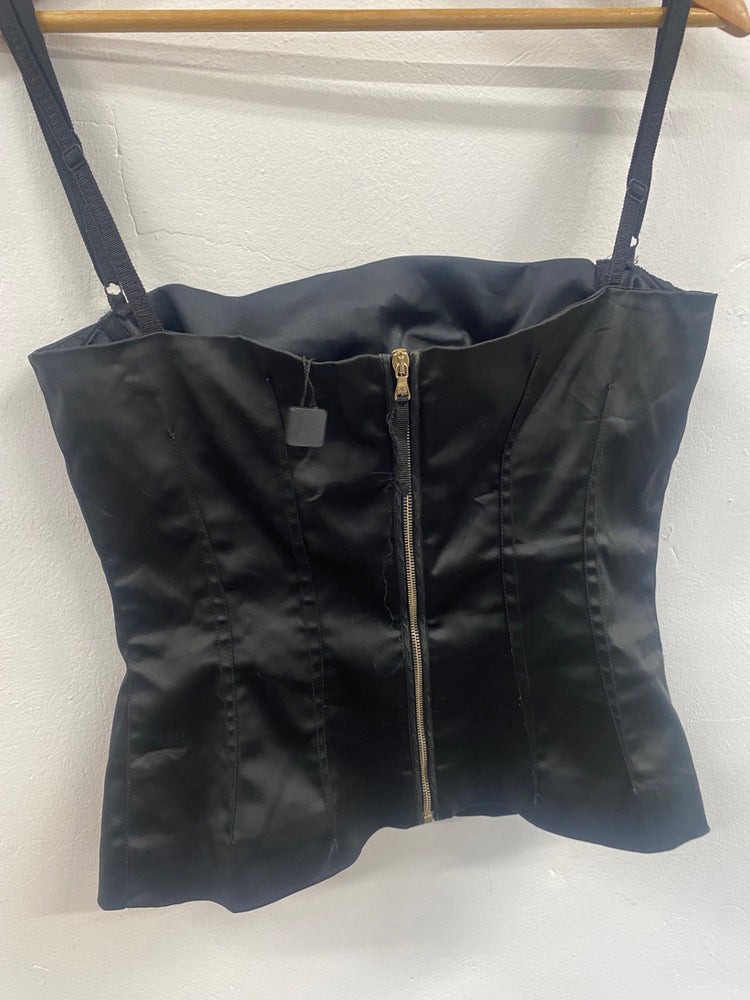 Fabulous Dolce & Gabbana Y2K Iconic Corset UK12 Black IT44 GM143