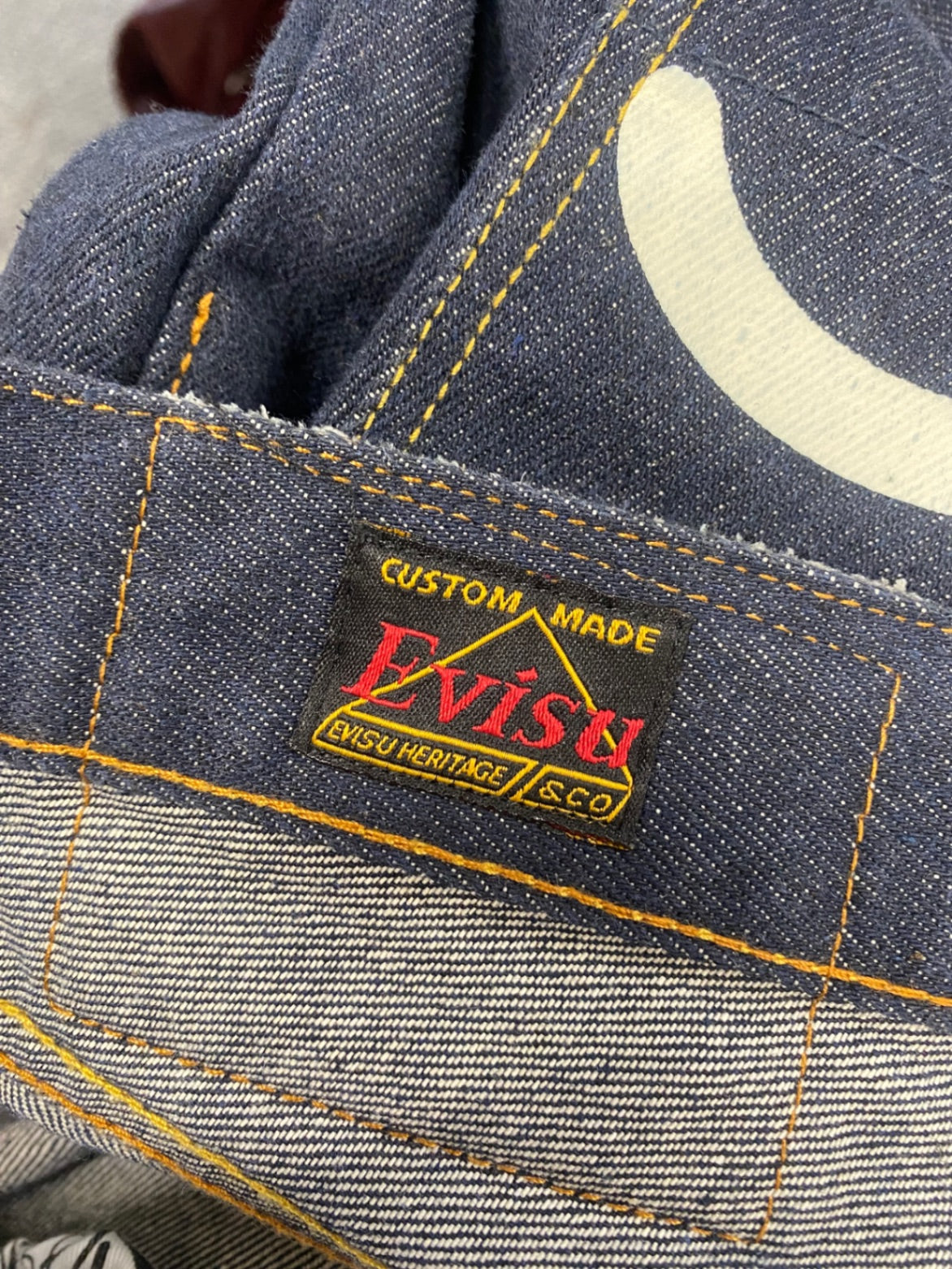 Classic Evisu men’s Jeans W36 Dark blue 2017 GM143