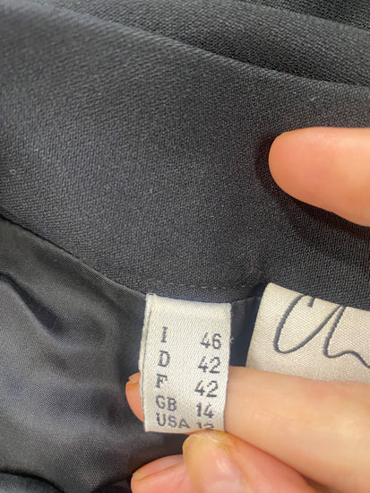 Fabulous Vintage Y2K  Moschino Chic & Cheap Mini Skirt Uk14 Black 