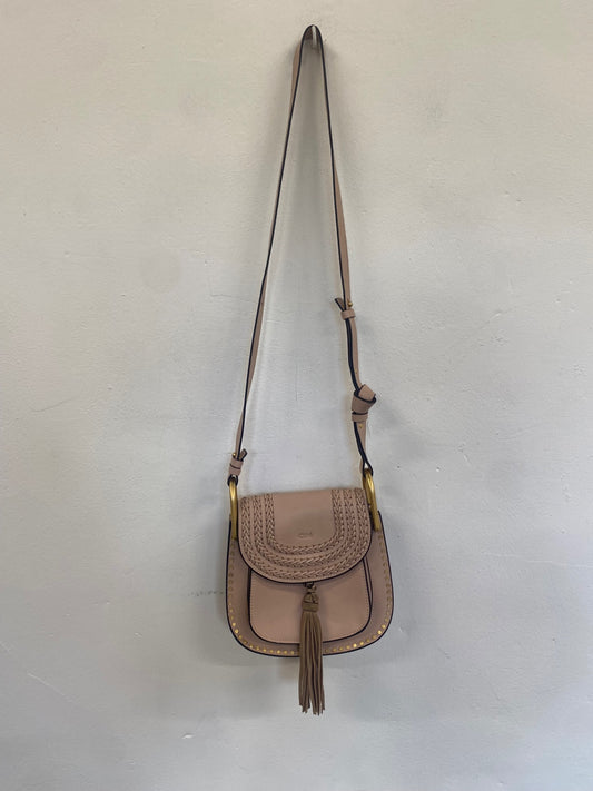 Fabulous Chloé Hudson blush pink boho Handbag Rose Tassel GM143