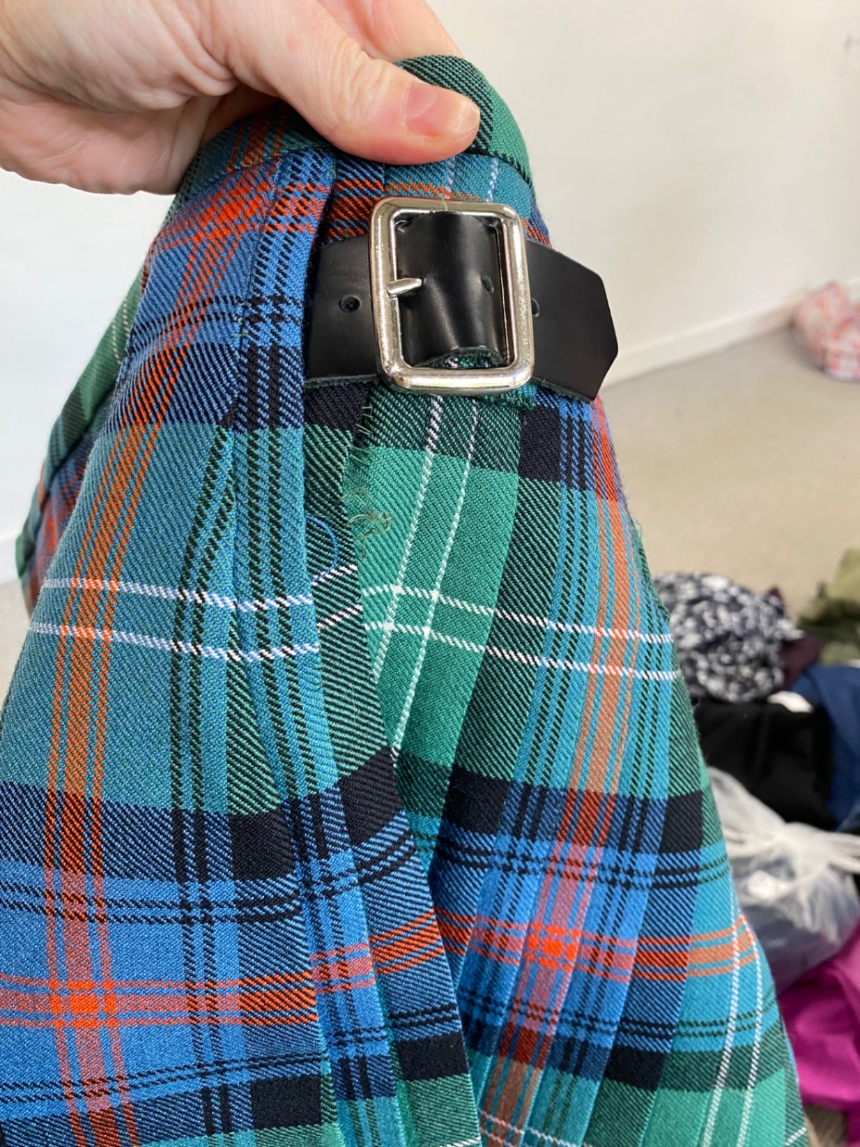 Fabulous Locharron Tartan Kilt W28”-30" Green Merchiston GM143