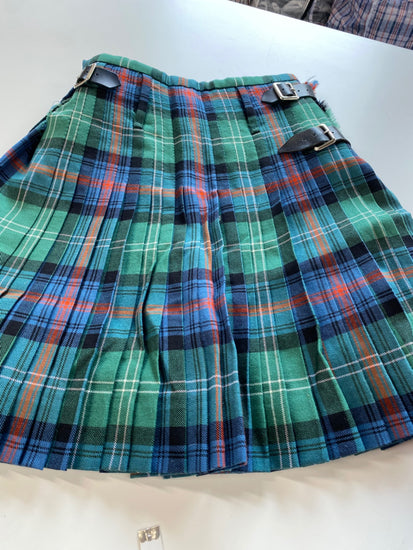 Fabulous Locharron Tartan Kilt W28”-30" Green Merchiston GM143