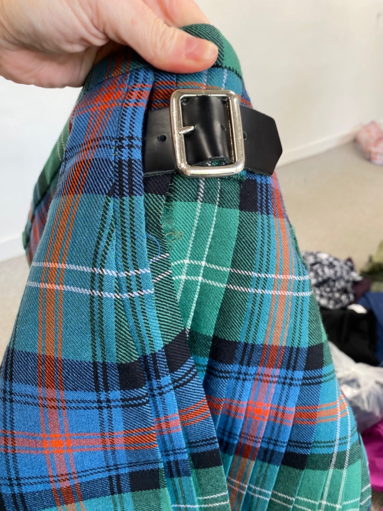 Fabulous Locharron Tartan Kilt W28”-30" Green Merchiston GM143