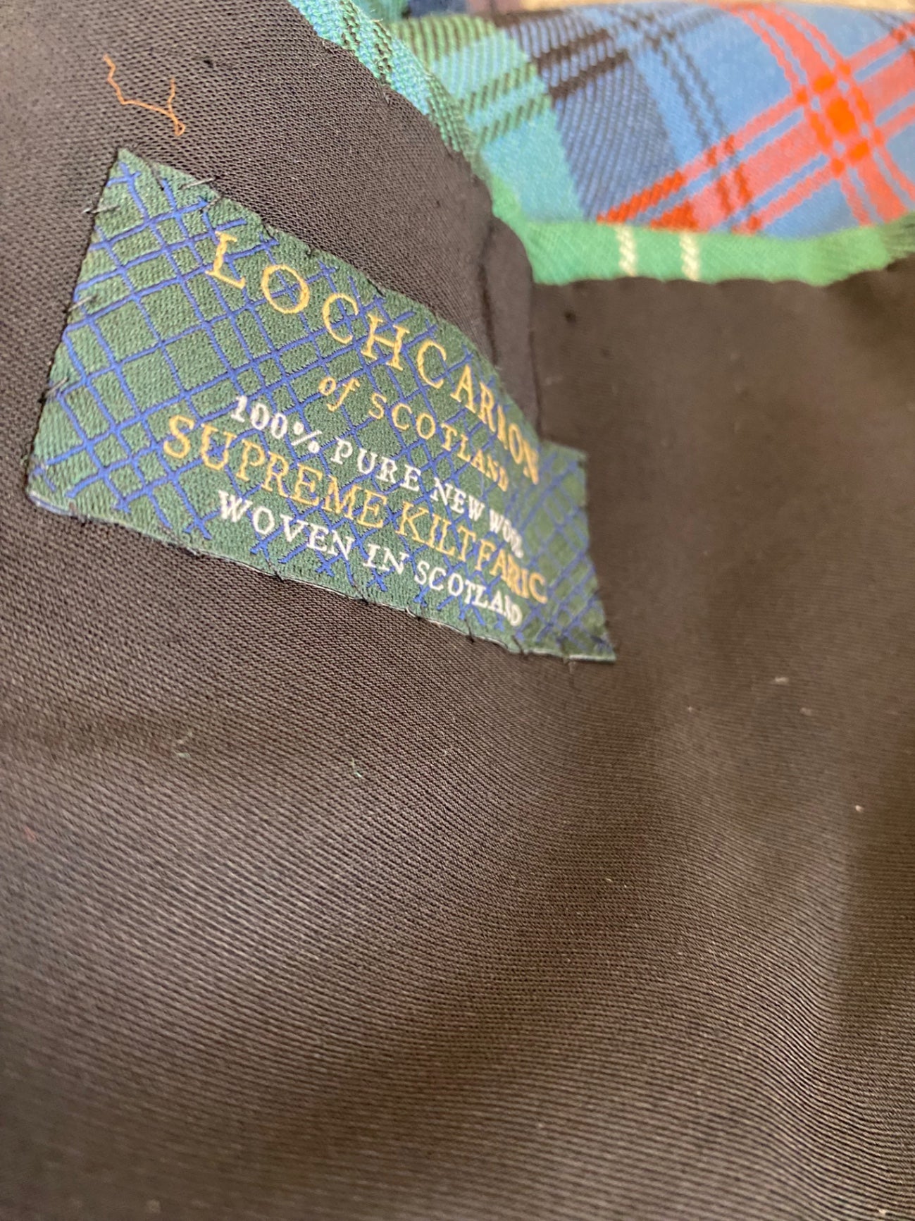 Fabulous Locharron Tartan Kilt W28”-30" Green Merchiston GM143
