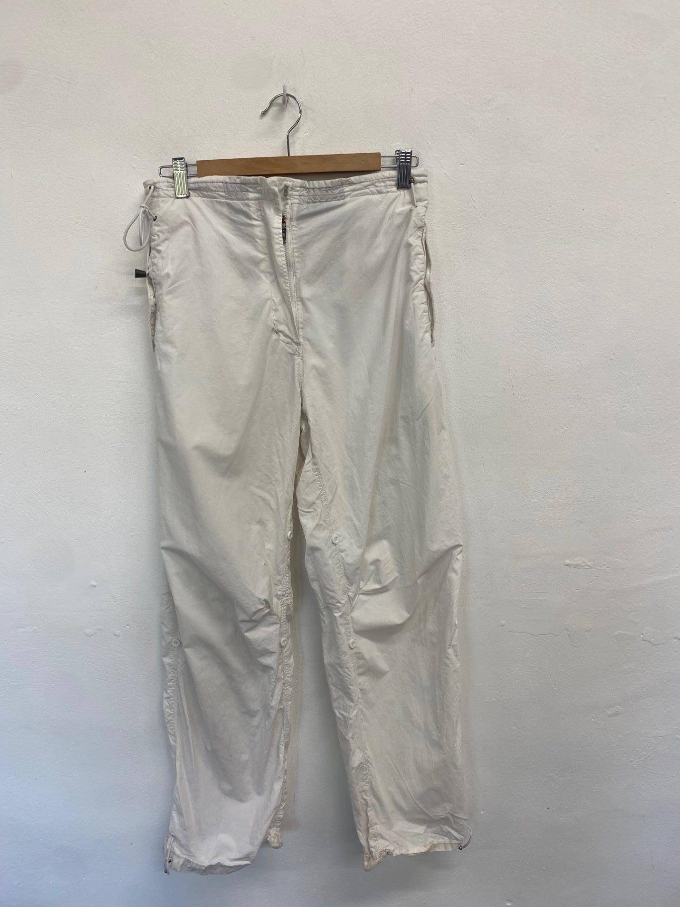 Fabulous Maharishi Trousers UK 12 White dragon Snopants GM143