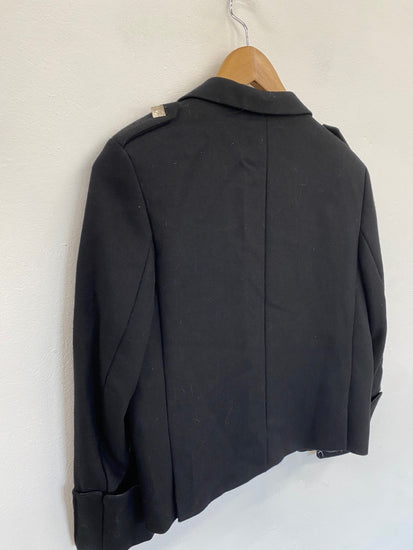 Fabulous FH The Tailoring Experience Prince Charlie Kilt Jacket  32 Black GM143