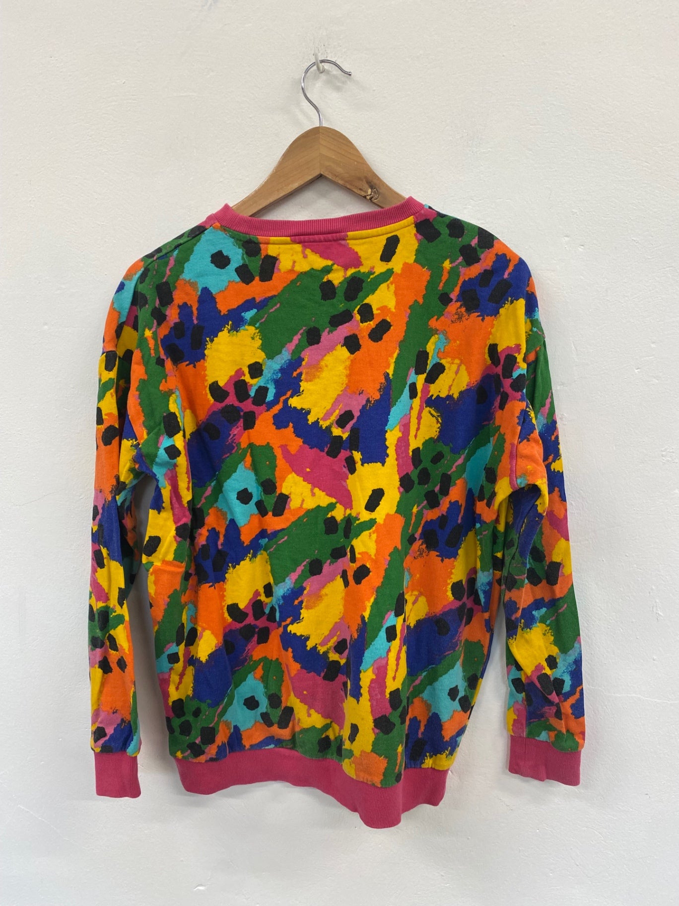 Fabulous Lucy & Yak oversized fun paint splodge Sweater  UK XXS Multicoloured SW461